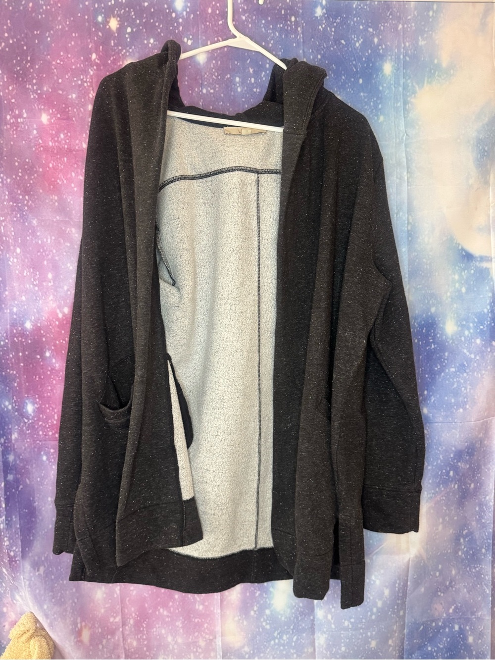 Loft hooded sweater jacket